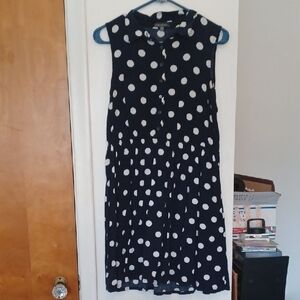 Polka Dot Sleeveless Dress